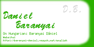 daniel baranyai business card