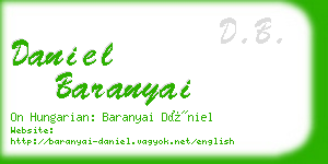 daniel baranyai business card